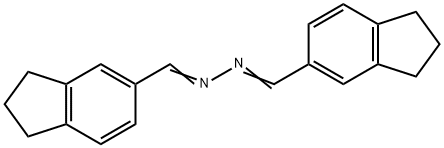 5-INDANCARBOXALDEHYDE AZINE 结构式