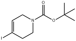 4-IODO-3,6-DIHYDRO-2H-PYRIDINE-1-CARBOXYLIC ACID TERT-BUTYL ESTER 结构式