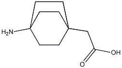 2-(4-氨基双环[2.2.2]辛-1-基)乙酸 结构式
