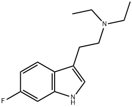 1H-Indole-3-ethanaMine, N,N-diethyl-6-fluoro- 结构式
