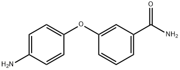 3-(4-氨基苯氧基)苯甲酰胺 结构式