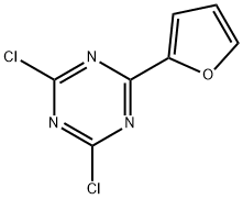 2,4-Dichloro-6-(2-furyl)-1,3,5-triazine 结构式
