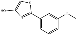 2-(3-Methoxyphenyl)-4-hydroxythiazole 结构式