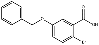 5-(苄氧基)-2-溴苯甲酸 结构式