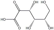 L-阿拉伯-2-己酮糖酸 结构式