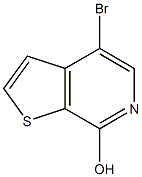 4-溴-6H,7H-噻吩并[2,3-C]吡啶-7-酮 结构式