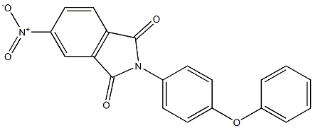 5-nitro-2-(4-phenoxyphenyl)-1H-isoindole-1,3(2H)-dione 结构式