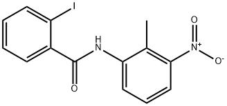 2-iodo-N-(2-methyl-3-nitrophenyl)benzamide 结构式