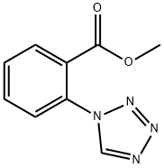 2-(1-四唑基)苯甲酸甲酯 结构式