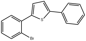 2-(2-溴苯基)-5-苯基噻吩 结构式