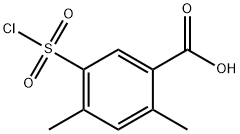 5-(氯磺酰基)-2,4-二甲基苯甲酸 结构式
