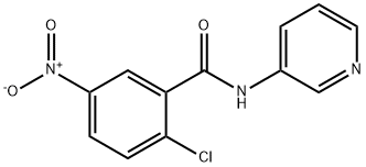 2-chloro-5-nitro-N-(pyridin-3-yl)benzamide 结构式