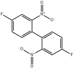 1,1'-Biphenyl, 4,4'-difluoro-2,2'-dinitro- 结构式