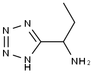 1-(1H-1,2,3,4-四唑-5-基)丙烷-1-胺 结构式