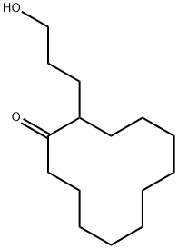 2-(3-hydroxypropyl)cyclododecanone 结构式