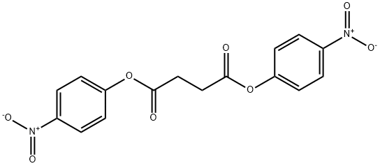 双(4-硝基苯基)琥珀酸酯 结构式