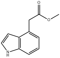 methyl 2-(1H-indol-4-yl)acetate 结构式