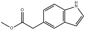 methyl 2-(1H-indol-5-yl)acetate 结构式