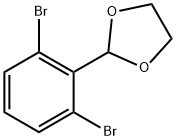 2,6-二溴苯甲醛缩乙二醇 结构式