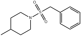 1-(苄基磺酰基)-4-甲基哌啶 结构式