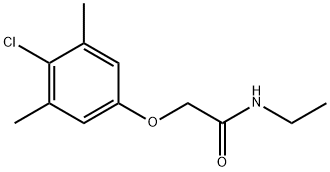 2-(4-chloro-3,5-dimethylphenoxy)-N-ethylacetamide 结构式
