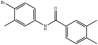 N-(4-bromo-3-methylphenyl)-3,4-dimethylbenzamide 结构式