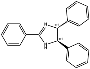 (4R,5R)-2,4,5-triphenyl-4,5-dihydro-1H-imidazole 结构式