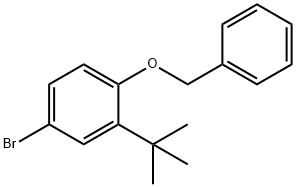 1-(苄氧基)-4-溴-2-(叔丁基)苯 结构式