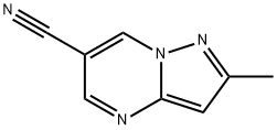 2-甲基吡唑并[1,5-A]嘧啶-6-甲腈 结构式