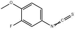 2-氟-4-异硫氰基-1-甲氧基苯 结构式