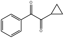 1-CYCLOPROPYL-2-PHENYLETHANE-1,2-DIONE 结构式