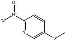 5-(甲基硫代)-2-硝基吡啶 结构式