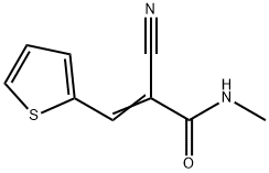 2-cyano-N-methyl-3-(2-thienyl)acrylamide 结构式