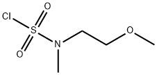 N-(2-甲氧基乙基)-N-甲基氨磺酰氯化 结构式