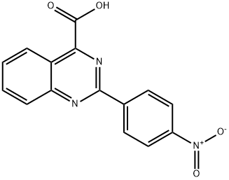 2-(4-nitrophenyl)quinazoline-4-carboxylic acid 结构式