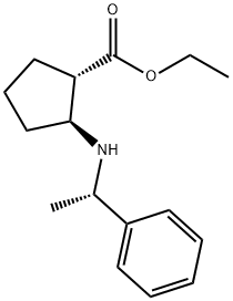 Ethyl(1S,2S)-2-[[(S)-1-phenylethyl]amino]cyclopentanecarboxylate