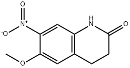 6-methoxy-7-nitro-3,4-dihydroquinolin-2(1H)-one 结构式