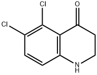 5,6-dichloro-2,3-dihydroquinolin-4(1H)-one 结构式