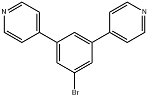 4-(3-BROMO-5-(PYRIDIN-4-YL)PHENYL)PYRIDINE 结构式