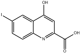 6-Iodo-4-oxo-1,4-dihydro-quinoline-2-carboxylic acid 结构式