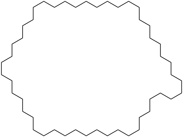 Cyclooctatetracontane 结构式