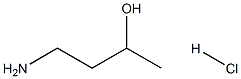 4-Amino-2-butanol HCl 结构式