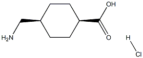 顺式-4-(氨基甲基)环己烷羧酸盐酸盐 结构式