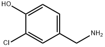 4-(AMINOMETHYL)-2-CHLOROPHENOL 结构式
