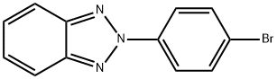 2-(4-溴苯基)2H-苯并三氮唑 结构式