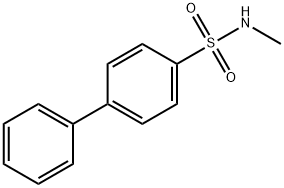 N-METHYLBIPHENYL-4-SULFONAMIDE 结构式
