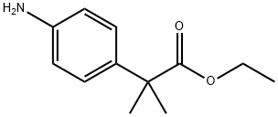 2-(4-氨基苯基)-2-甲基丙酸乙酯 结构式