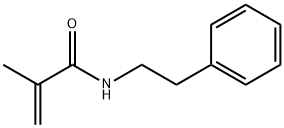 N-苯乙基甲基丙烯酰胺 结构式