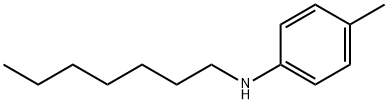 N-heptyl-4-methylaniline 结构式