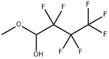 Heptafluorobutanal methyl hemiacetal 结构式